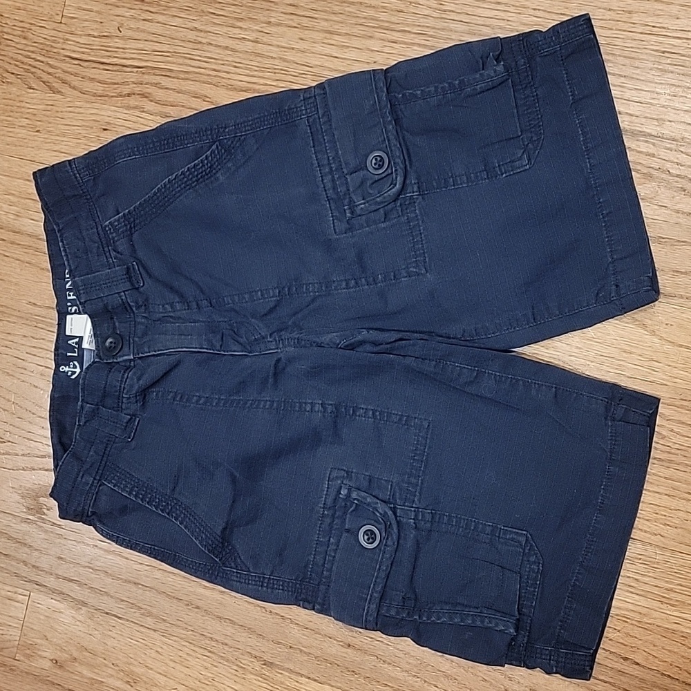Boys' Lands' End Cotton Cargo Shorts